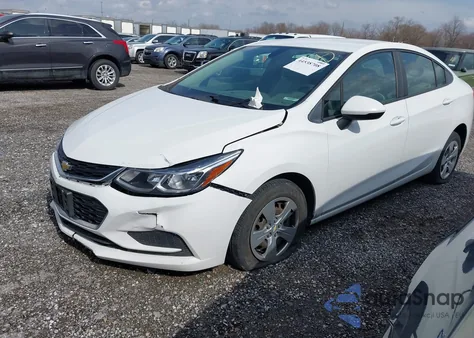 2016 Chevrolet Cruze Ls Auto из США, поврежденный, VIN 1G1BC5SM8G7233292